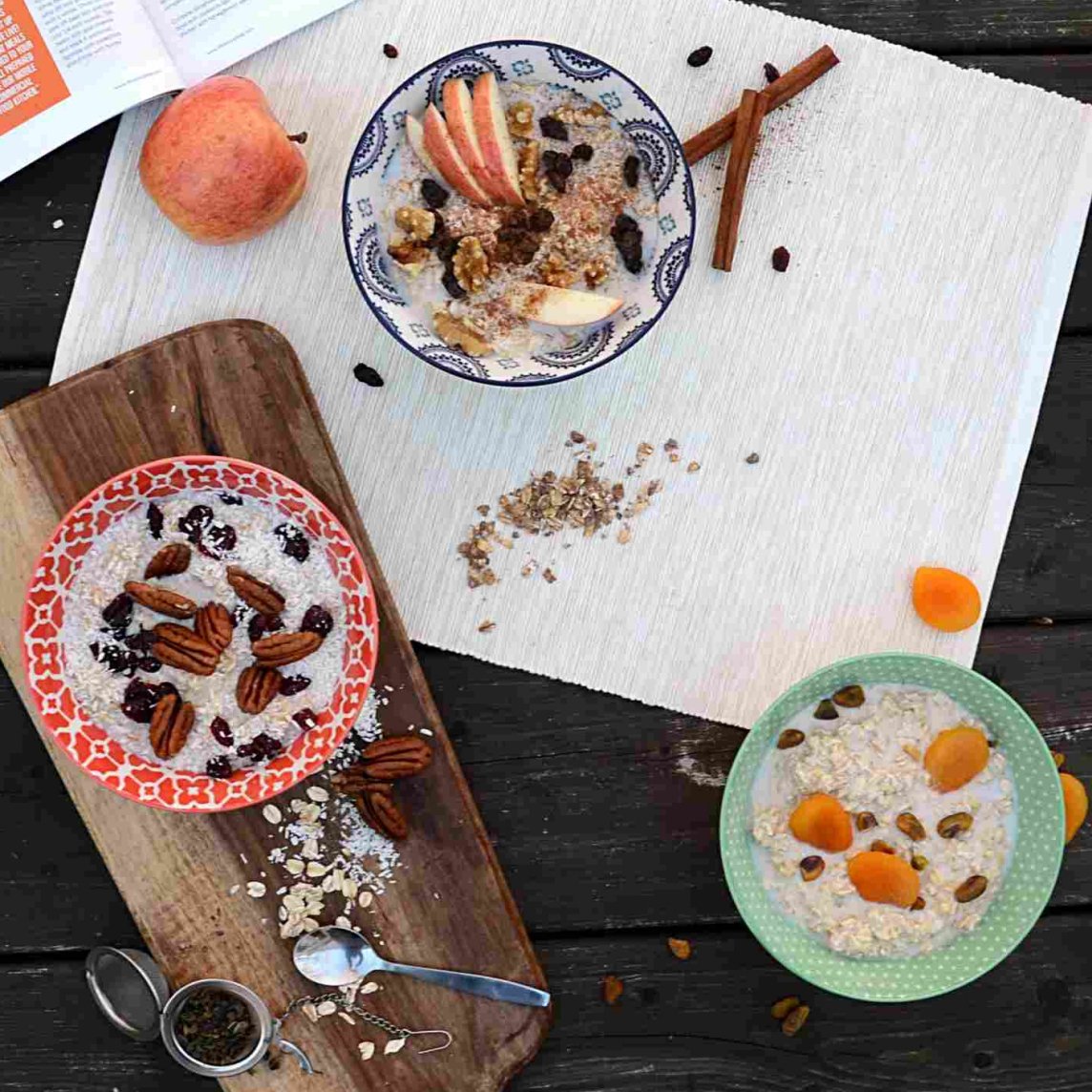 Protein Oat Bowl - Blueberry | Almond | Chia  (GF) (V)