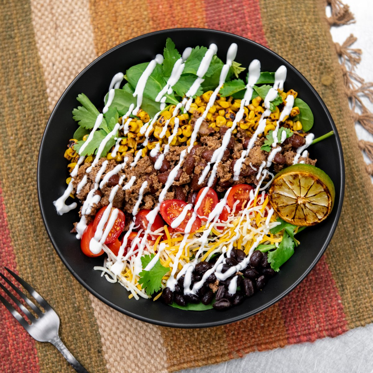 Southwestern Turkey Taco Salad (GF)