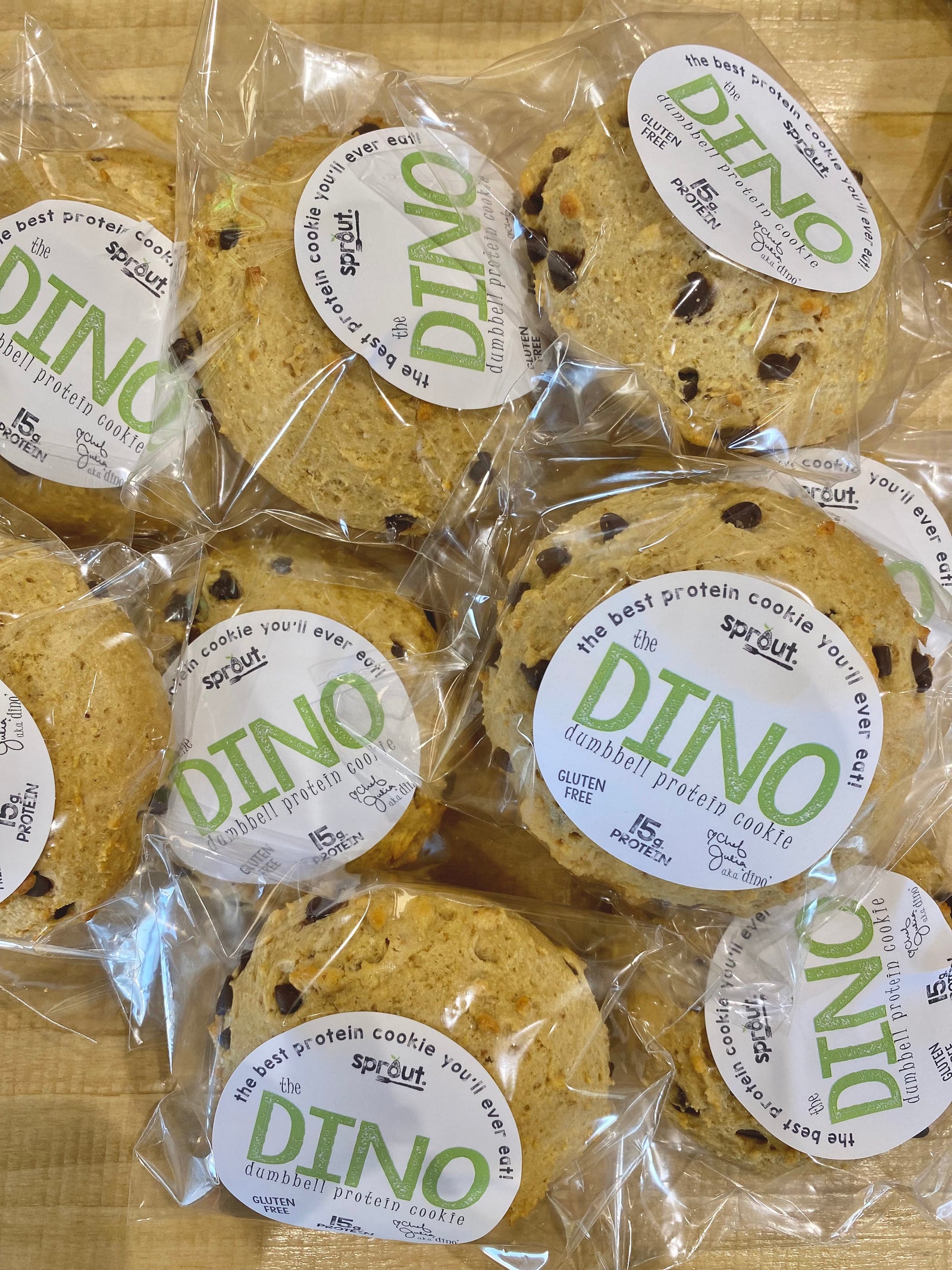 Protein Cookie - Dino Dumbbell (GF)