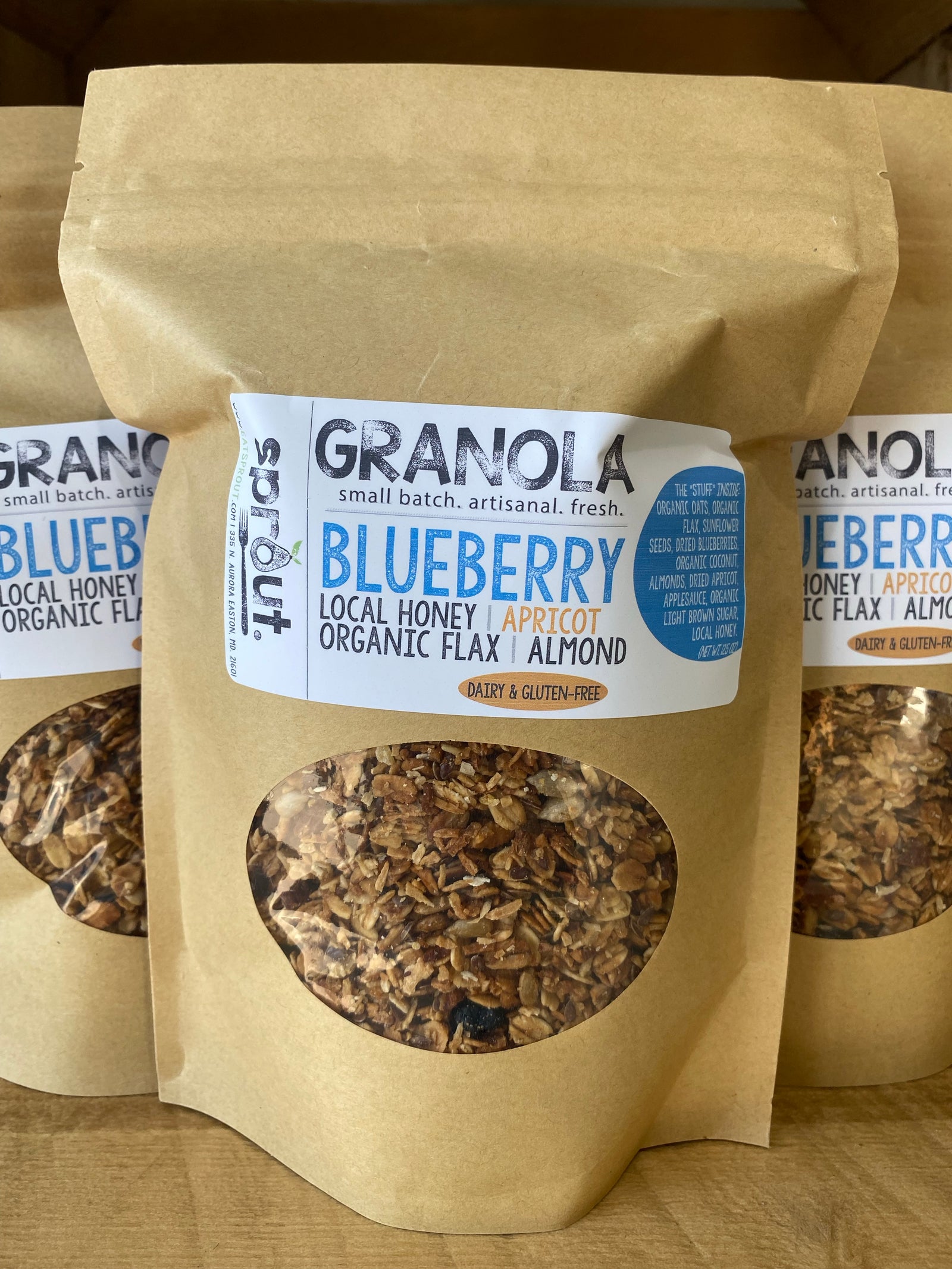 Granola - Blueberry | Almond | Flax | Apricot (GF) (DF)