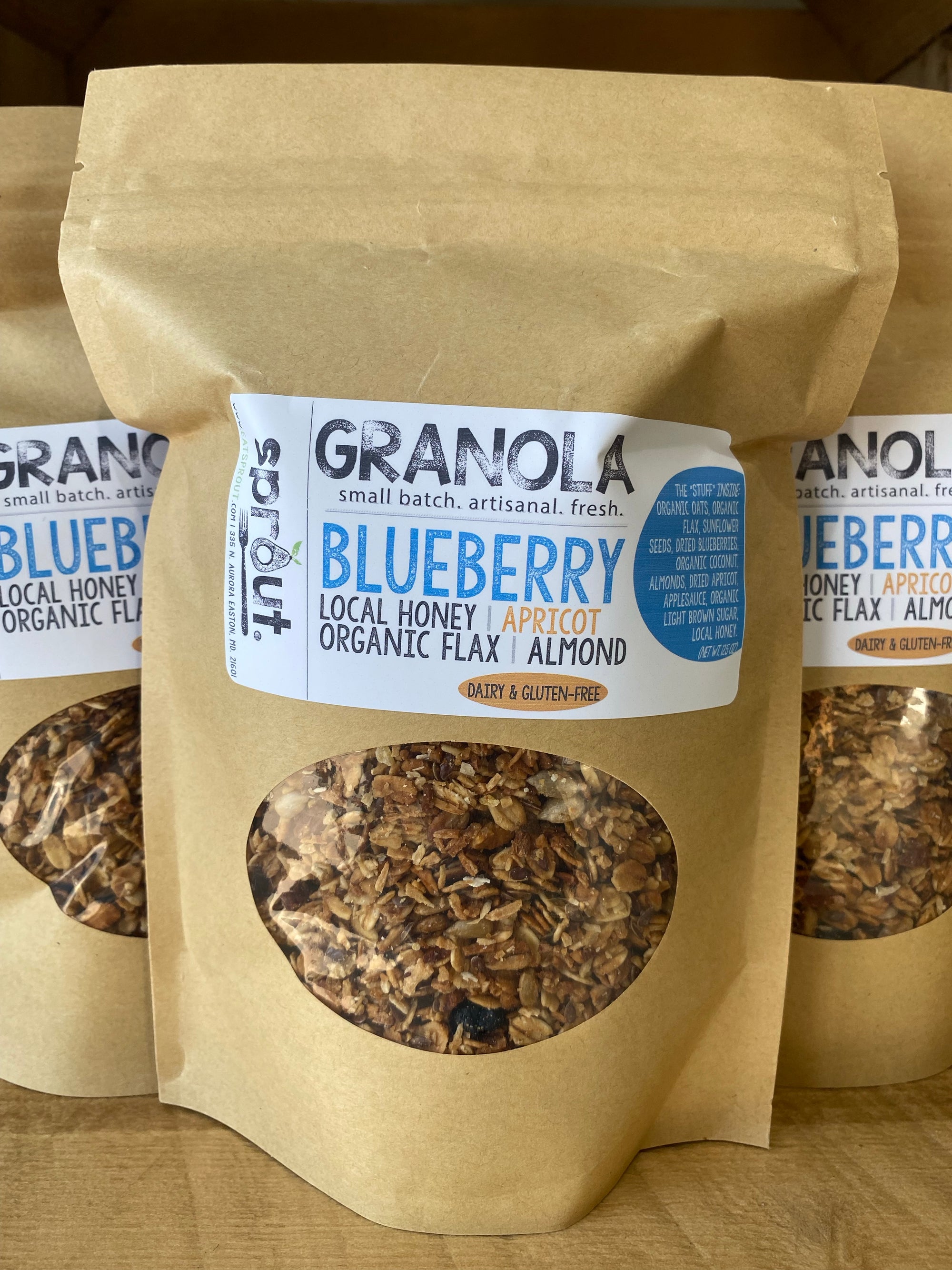 GRANOLA - Blueberry | Almond | Flax | Apricot (GF & DF)